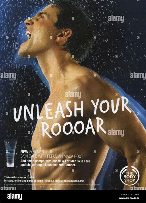 2000s UK The Body Shop Magazine Advert Stock Photo - Alamy