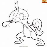 Froakie Pokemon Coloring Pages sketch template