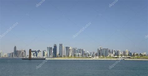 Doha skyline panorama — Stock Photo © Paul_Cowan #35200997