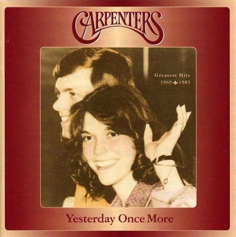 MUSIC FOR YOU: The Carpenters - Yesterday Once More lyrics