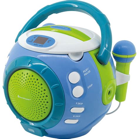 Kinder CD-Player mit Sing-a-long Funktion, blau, soundmaster | myToys