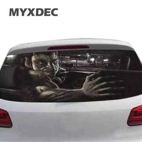 70cmX130cm Funny Car Rear Windshield Window Decoration Sticker Film ...