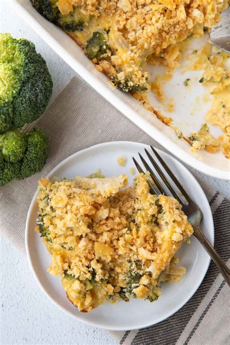 Velveeta Broccoli Casserole with Ritz Crackers - Gift of Hospitality