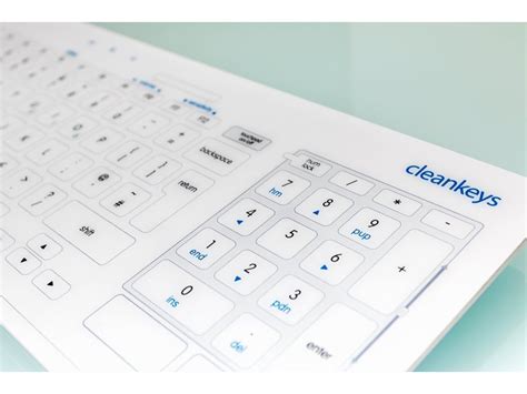 Cleankeys Wireless Glass Easy Clean Medical Keyboard : CK3-15 : The ...