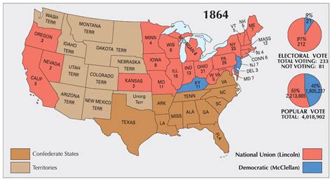 1868 Election Map - Periodic Presidents