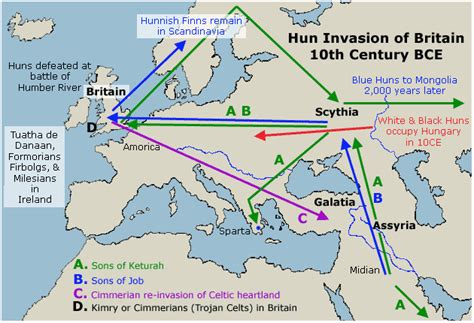 L'Invasion des Huns en Grande-Bretagne au 10e siècle AEC