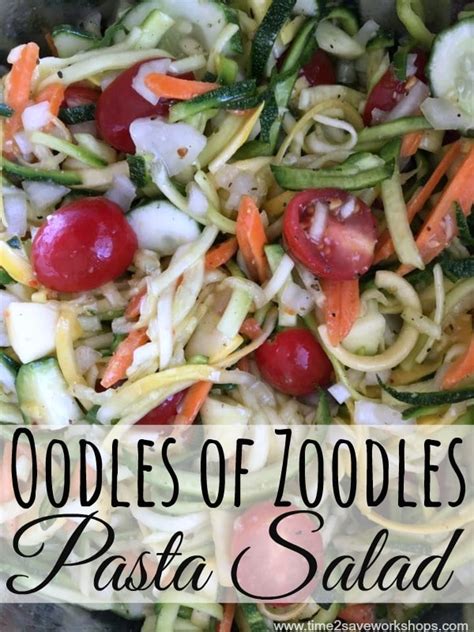 Oodles of Zoodles Pasta Salad | Kasey Trenum