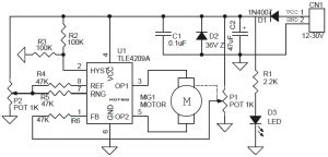 DC Servo Motor Driver – Analog Closed Loop Control - Electronics-Lab.com