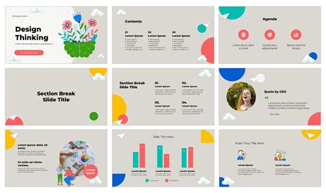 Design Thinking Workshop Google Slides PowerPoint Templates