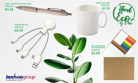 Hudson Group | Be sustainable with eco-friendly promotional products