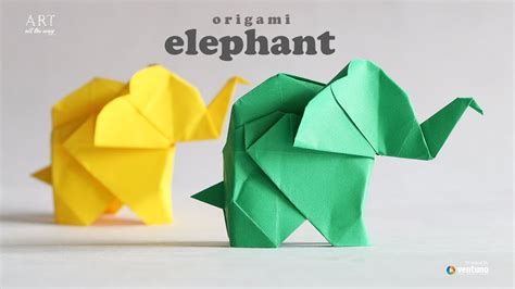 How to make : Origami Elephant (Fumiaki Kawahata) - YouTube