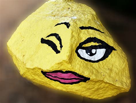 Face Painted On Rock Free Stock Photo - Public Domain Pictures