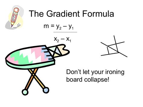 The gradient formula