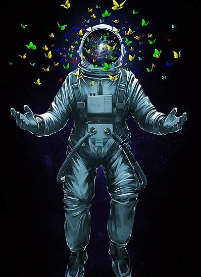 #astronaut #space #art #buterfly | Astronaut art, Astronaut wallpaper, Space art