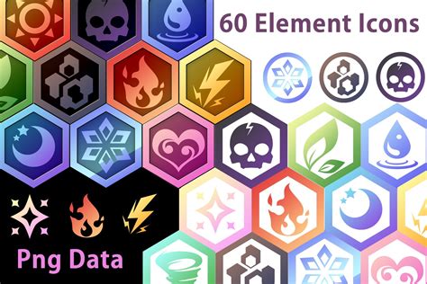 Element Icons | 2D GUI | Unity Asset Store