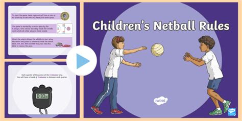 Children's Netball Rules PowerPoint - Teacher-made Resource