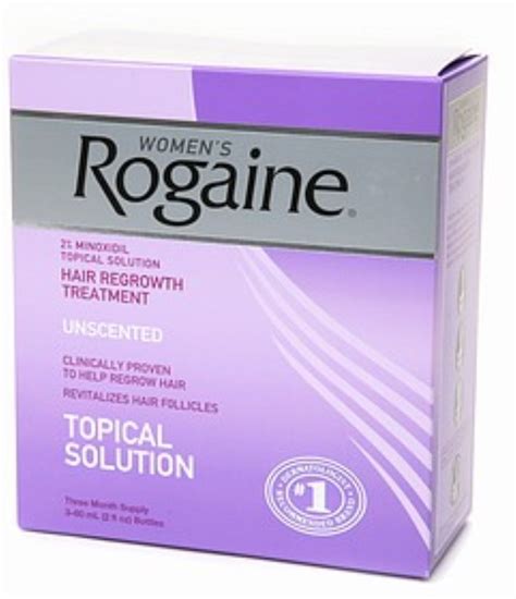 Rogaine Women's Unscented 6 oz (3-Pack) (Pack of 2) - Walmart.com