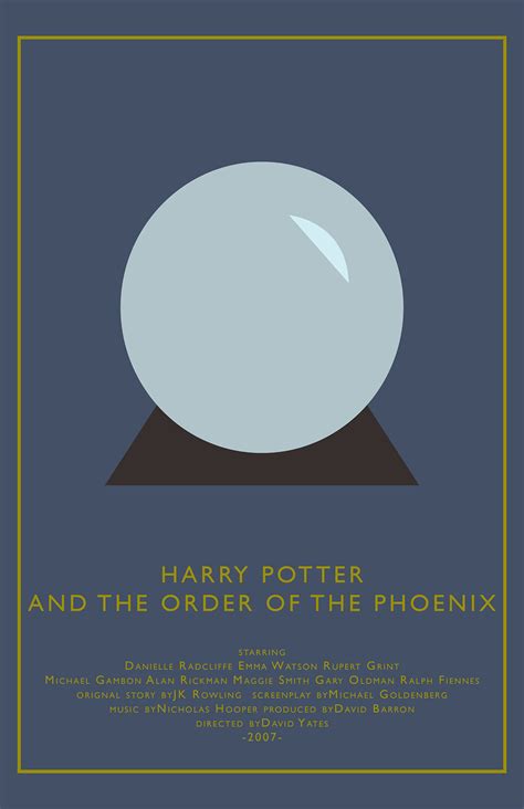 Harry Potter Minimalist Posters on Behance