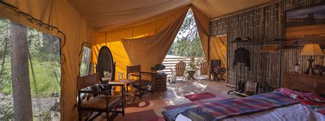 Glamping in Luxury Tents - River Camp - The Resort at Paws Up