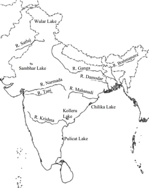 River Map Of India India River System Himalayan Rivers Peninsular ...