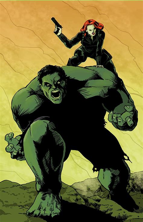 Hulk and Black Widow | Black widow and hulk, Marvel comics hulk, Black ...