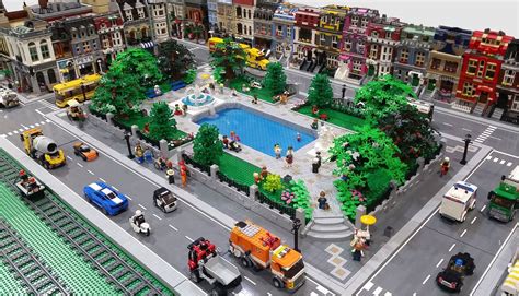 Modular City Park Overview 1 | Lego city display, Lego city, Lego city ...