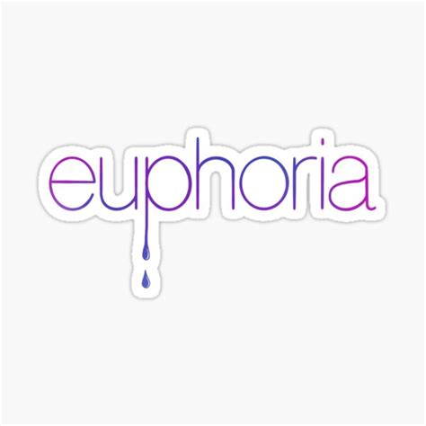 "Euphoria Logo Lowercase" Sticker for Sale by jekel1hr | Redbubble