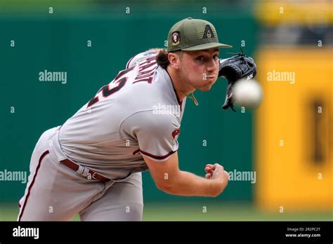 Arizona Diamondbacks starting pitcher Brandon Pfaadt delivers during ...