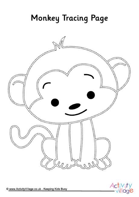 Monkey Printables And Templates For Your Year Of The Monkey Crafts 2016 ...