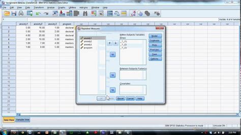 Mixed Model ANOVA in SPSS - YouTube