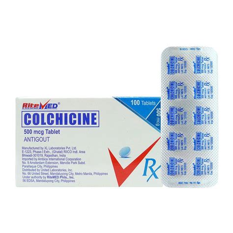 Buy Rx: RiteMed Colchicine 500 mcg Tablet Online | Southstar Drug