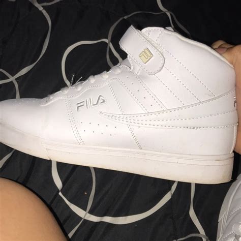 Fila | Shoes | Fila High Top All White Shoes | Poshmark