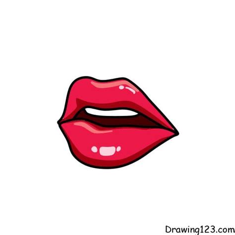 Female Lips Drawing Tutorial - Infoupdate.org