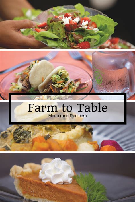 Farm to Table Menu (and Recipes) - Home is Here | Farm fresh recipes, Farmers market recipes ...