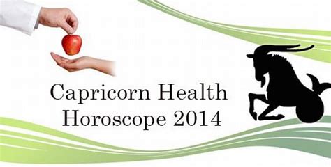 Capricorn Health Horoscope 2014 - Ask My Oracle