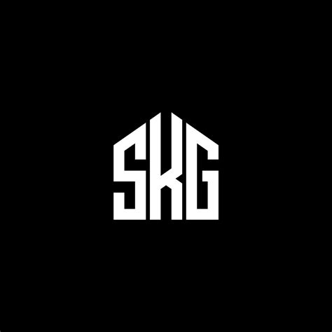 SKG letter logo design on BLACK background. SKG creative initials ...