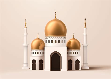 Mosque 3d Vector Art, Icons, and Graphics for Free Download