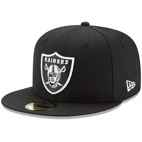 New Era Oakland Raiders Black Omaha 59FIFTY Fitted Hat