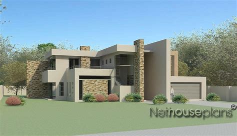 4 Bedroom Modern Style House Plan - Net House Plans South ...