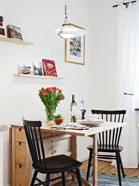 25 Ways To Use IKEA Norden Gateleg Table In Décor - DigsDigs