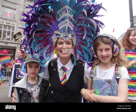 Pride Parade in London celebrates its 50th anniversary, London, UK ...