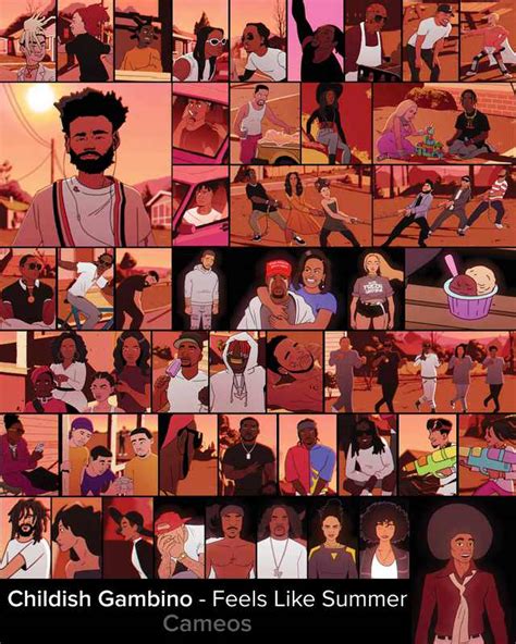 Childish Gambino’s Illustrated “Feels Like Summer” Video Delivering So ...