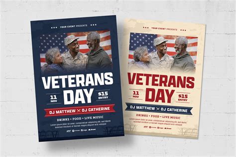 Veterans Day Flyer Template - BrandPacks