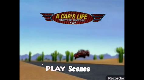 A Car's Life Sparky's Big Adventure DVD Menu - YouTube