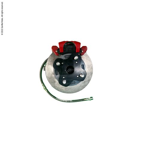 Golf Cart Passenger Side Front Disc Brake Assembly compatible with Gor