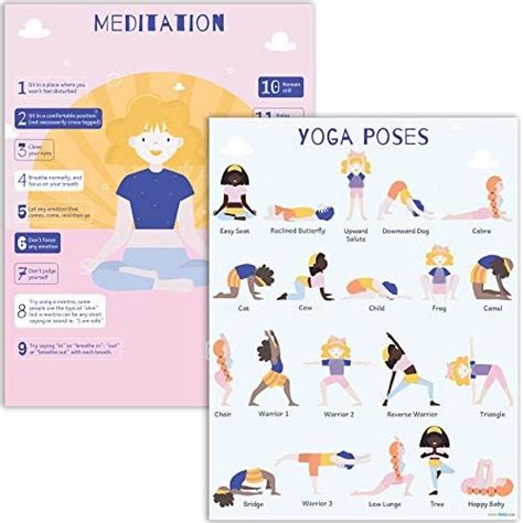 Kids Yoga Poses Poster