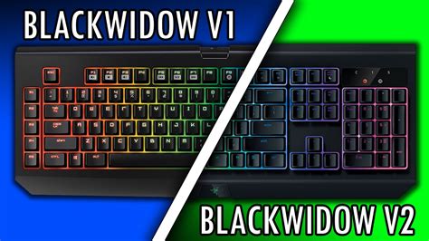 Every Single Difference - Razer Blackwidow Chroma VS Blackwidow Chroma V2 - YouTube