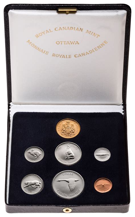 1967 CANADIAN ROYAL MINT Silver 1867-1967 CENTENNIAL 6 COIN PROOF SET