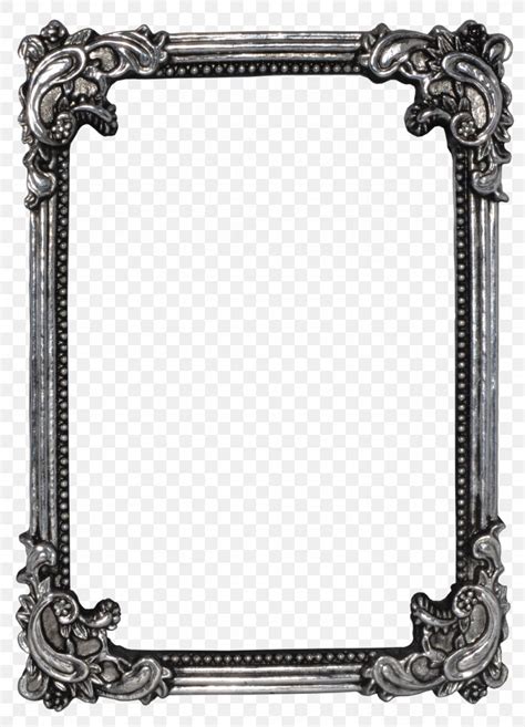 Picture Frame, PNG, 1024x1421px, Picture Frames, Black And White, Computer Graphics, Decorative ...