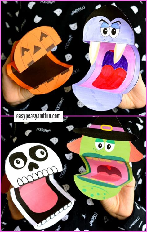 Free-Printable-Halloween-Puppets-.jpg (700×1100) | Easy halloween crafts, Halloween crafts for ...